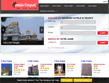 Tablet Screenshot of hotelsintirupati.org